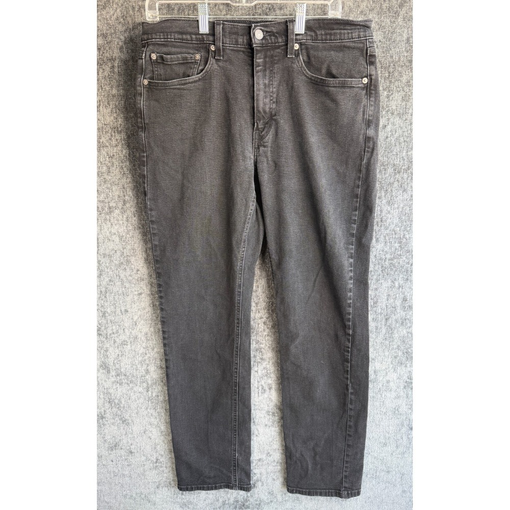 Levi's 541 Premium Athletic Taper Black Denim Jeans Men's Size 34X34